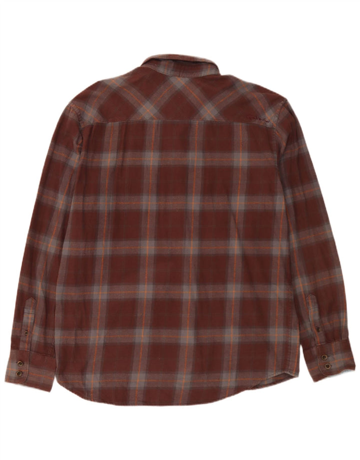 Quiksilver muška flanelska košulja, pamuk, veliki smeđi karirani