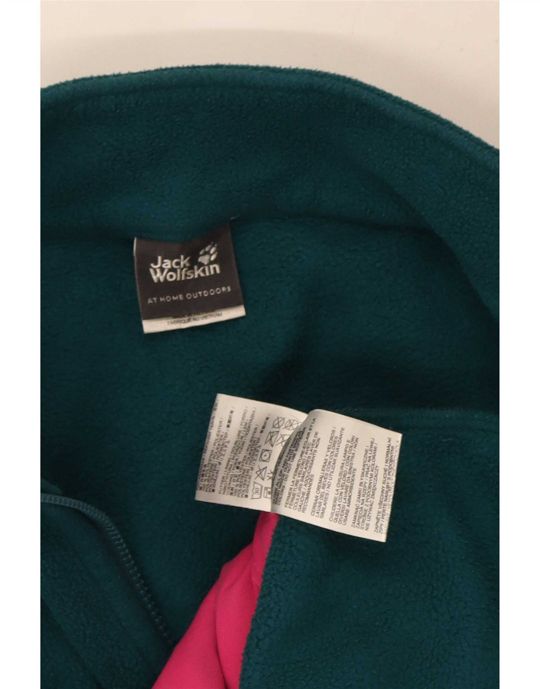 Jack Wolfskin ženska jakna od flisa s podstavom UK 12/14 srednje zelene boje od poliestera