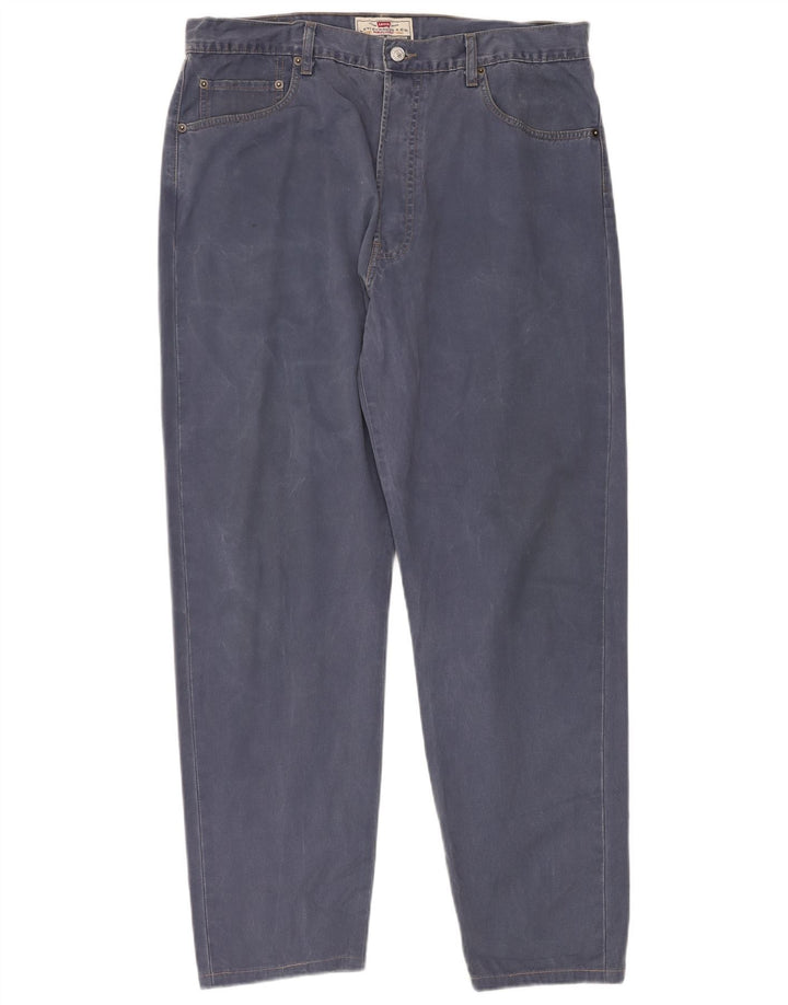 LEVI'S Muške 451 sužene traperice W38 L30 Plavi pamuk