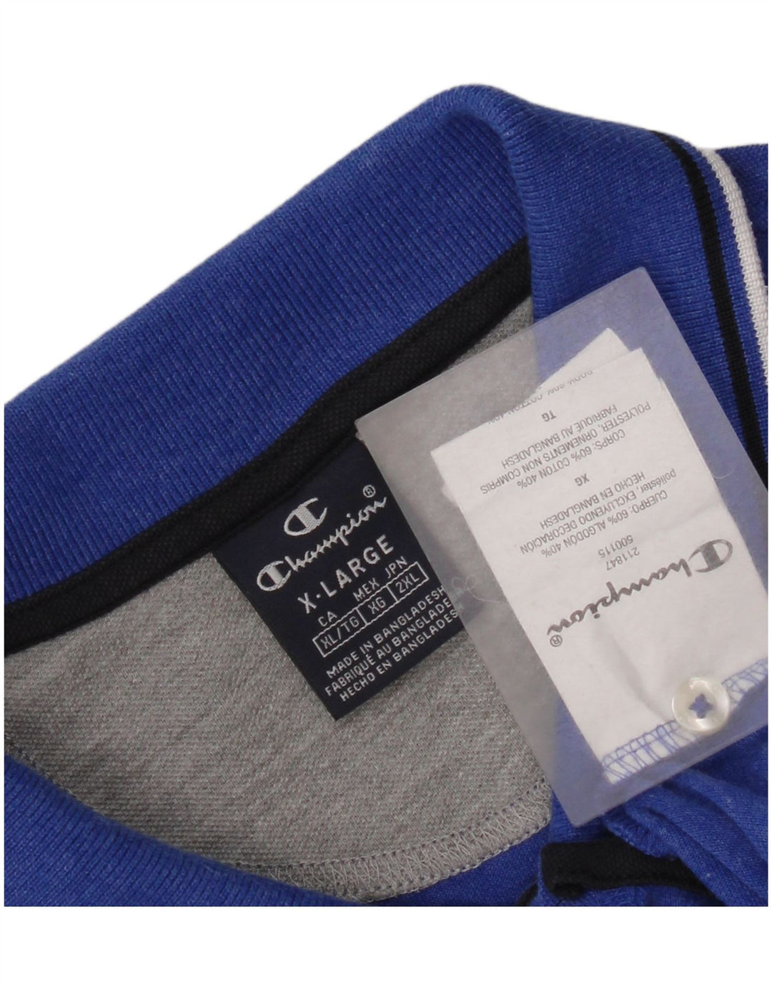 Champion muška polo majica XL plavi pamuk