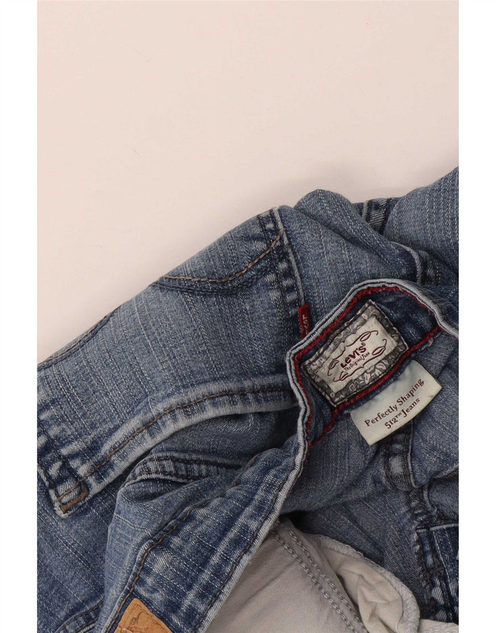 Levi's ženske 512 traper uske bermude W34 velike plave