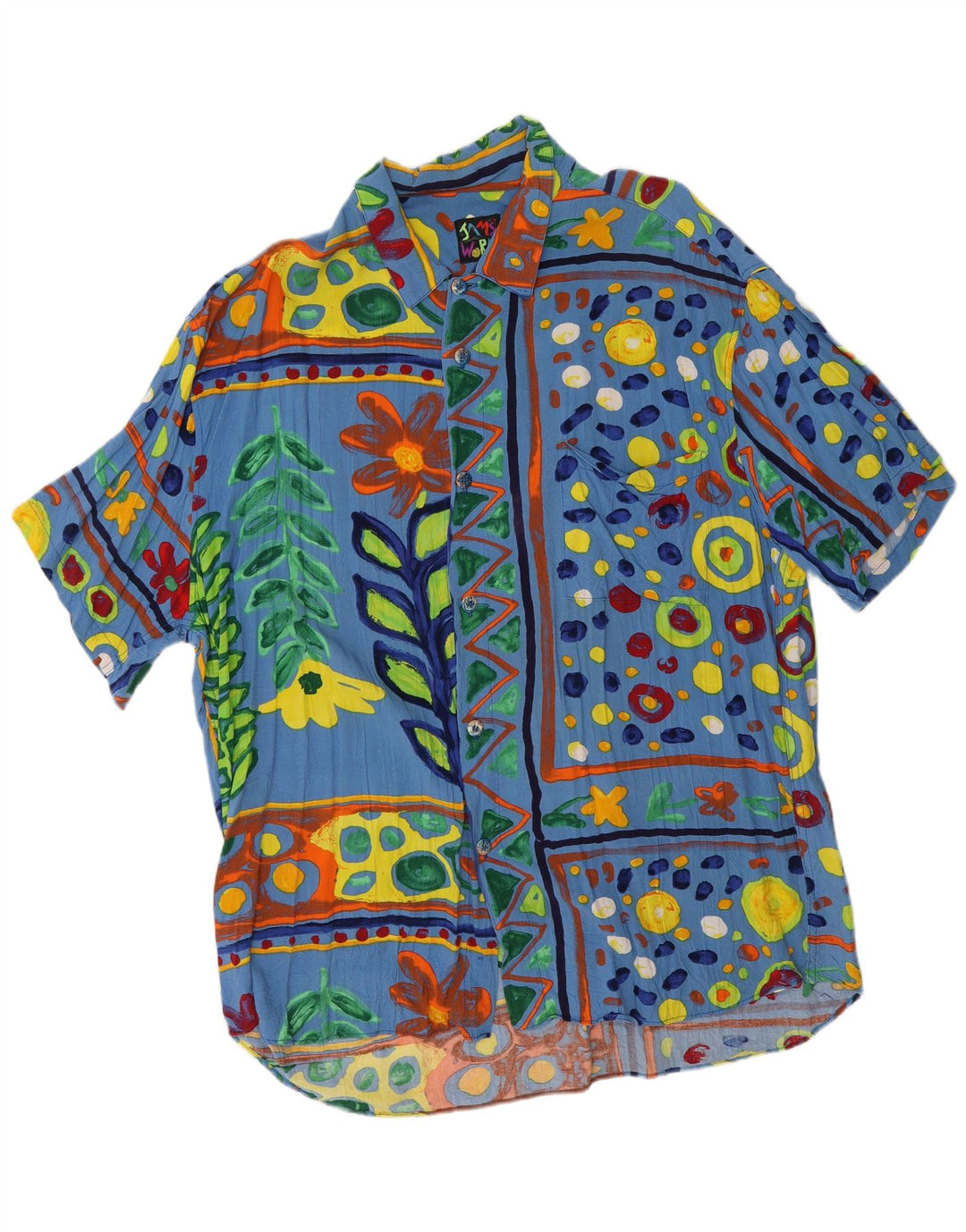 JAMS WORLD Muška košulja kratkih rukava XL Višebojna cvjetna