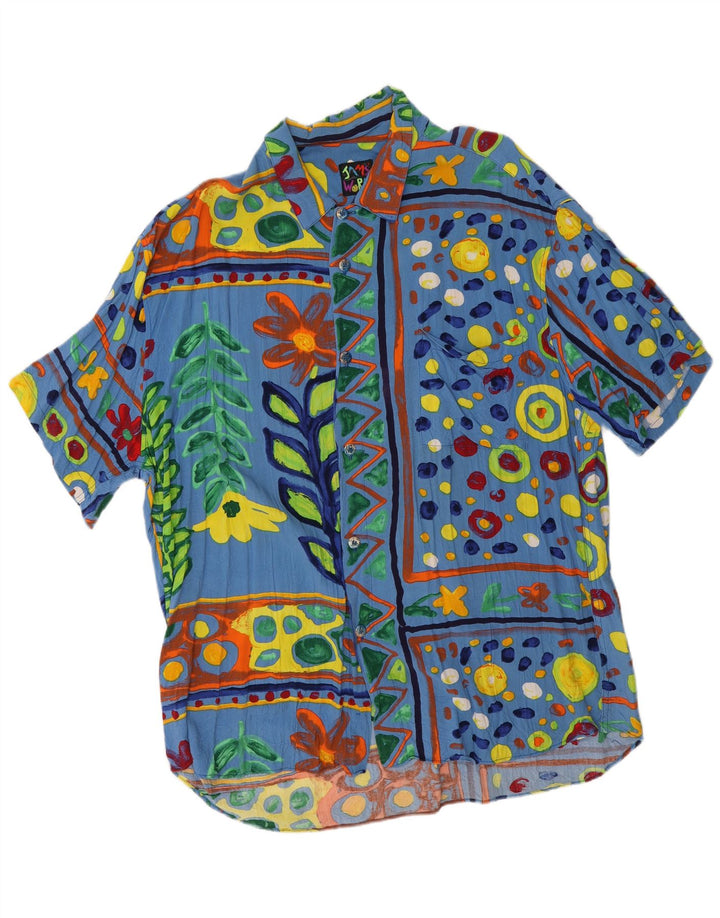 JAMS WORLD Muška košulja kratkih rukava XL Višebojna cvjetna