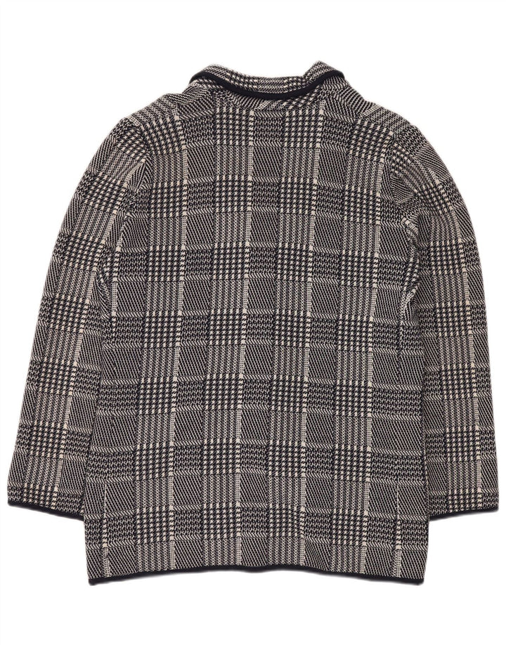 VALENTINO Ženska jakna sakoa Miss V IT 48 XL mornarsko plava houndstooth