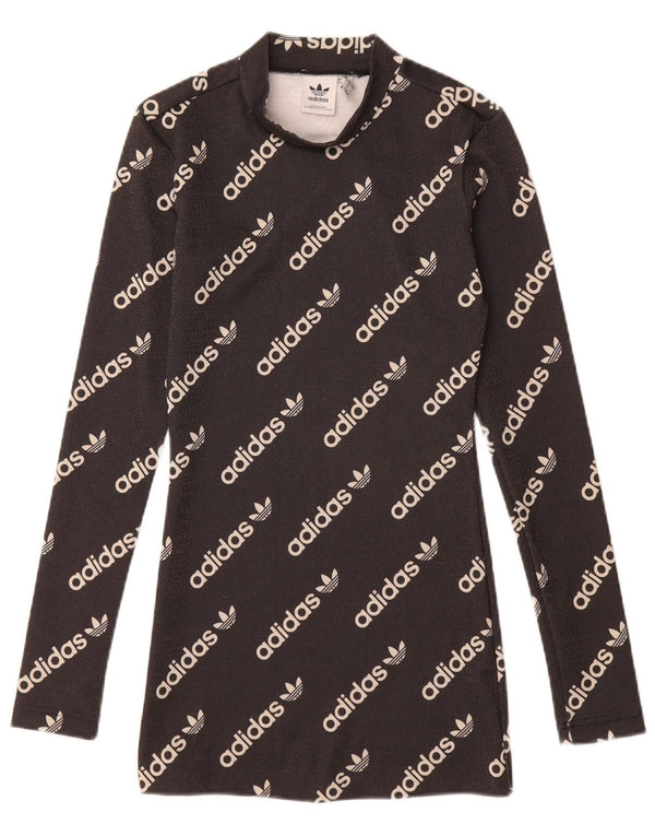 ADIDAS ženska majica kratkih rukava dugih rukava UK 4 XS crna