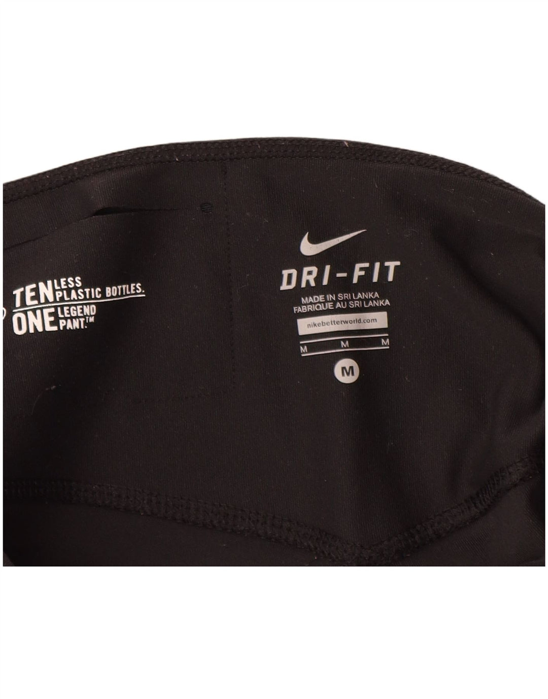Ženske hlače za trenirku Nike Dri Fit UK 14 Srednji crni poliester