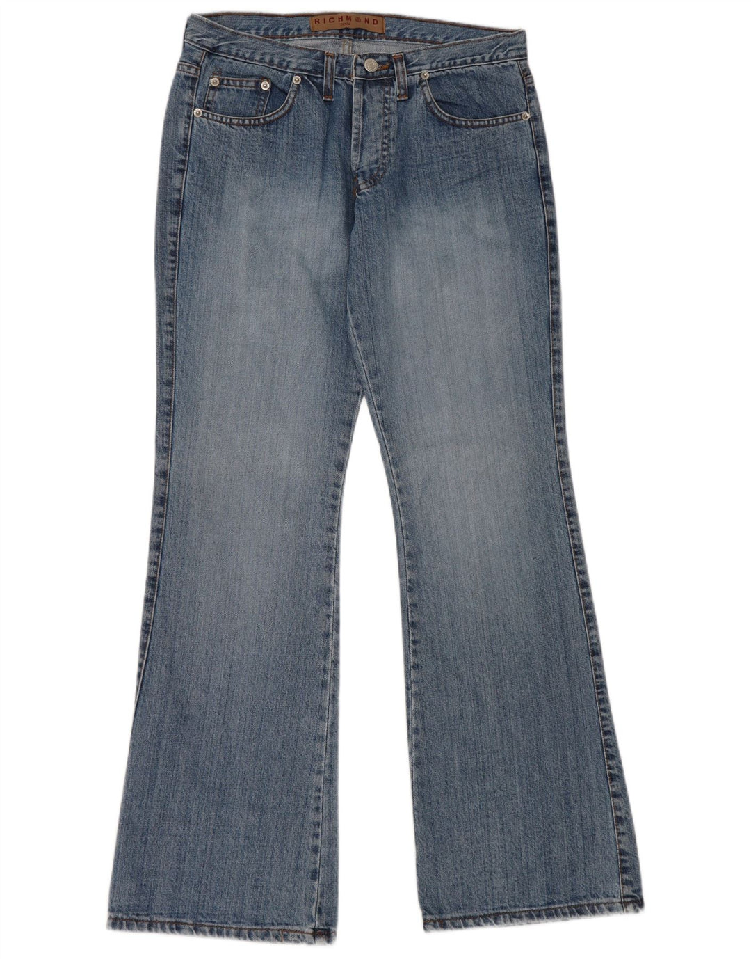 Ženske traperice Richmond Graphic Bootcut IT 44 srednje W30 L32 plavi pamuk