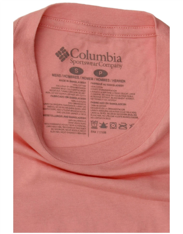 Columbia muška majica kratkih rukava s grafičkim motivima, mala ružičasta