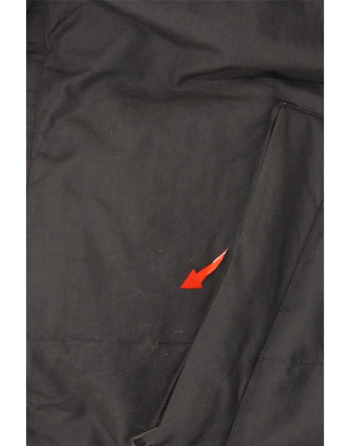 Gazzarrini muški podstavljeni kaput s kapuljačom UK 42 XL crni poliamid