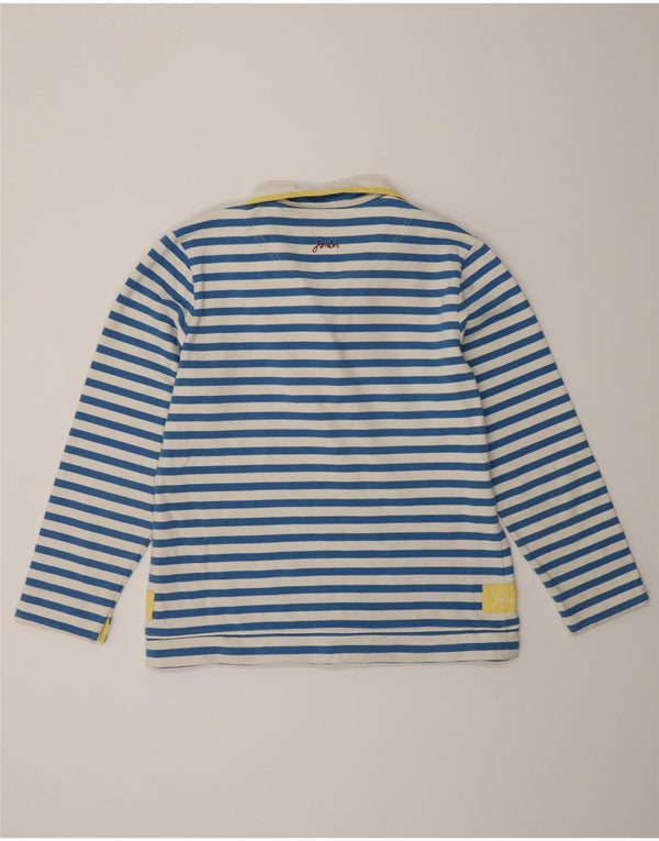 Joules Ženska majica s kratkim rukavima Classic Fit UK 14 Pamuk s velikim plavim prugama