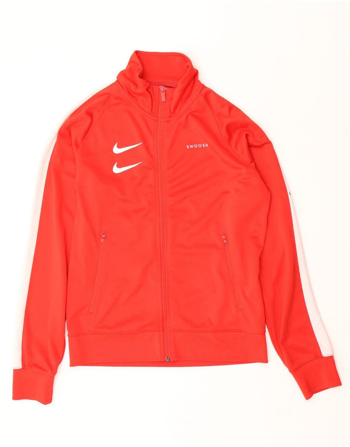 Nike Mens Swoosh Graphic Gornja jakna trenirke Mala crvena boja