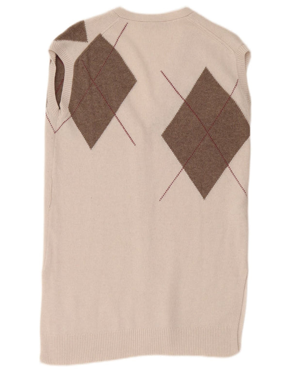 Stefanel ženski kardigan pulover bez rukava UK 10 Small Beige