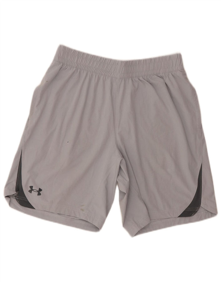 Under Armour muške sportske kratke hlače s grafičkim motivima srednje sive boje od poliestera