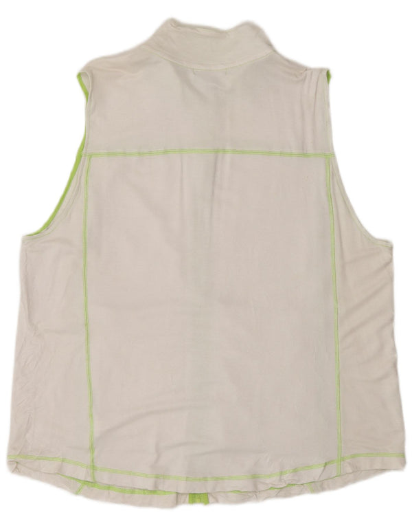 Chaps ženska trenirka bez rukava UK 20 2XL bijela viskoza