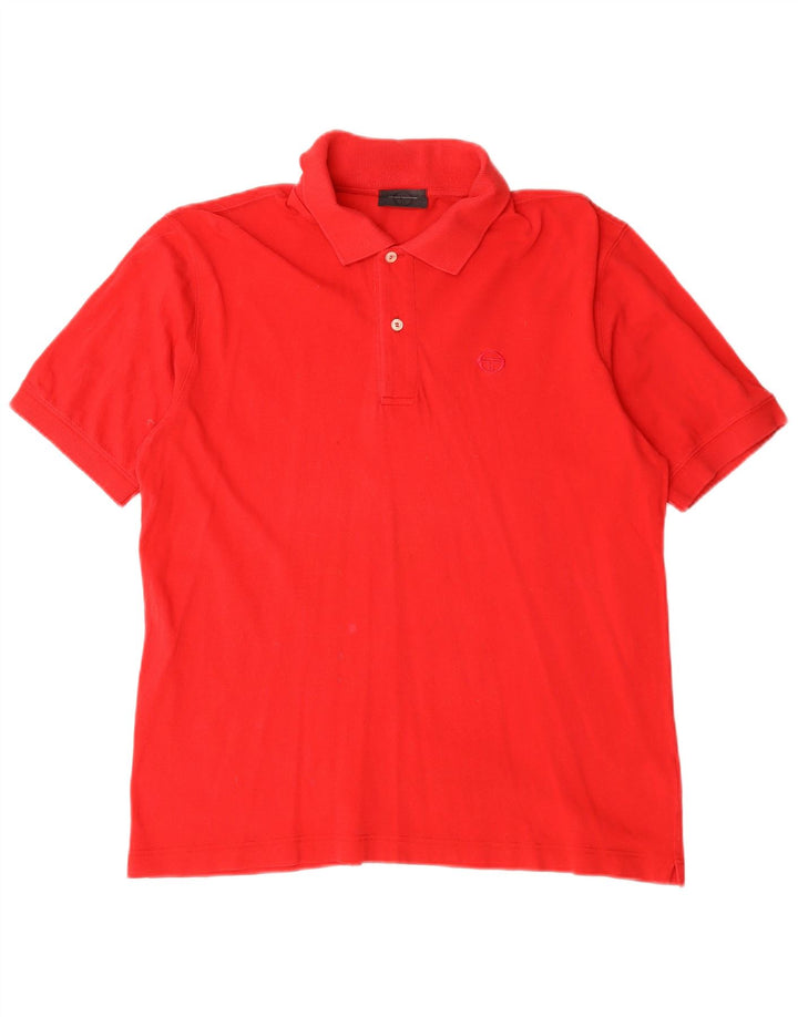 Sergio Tacchini muška polo majica IT 46 Mala crvena pamuk