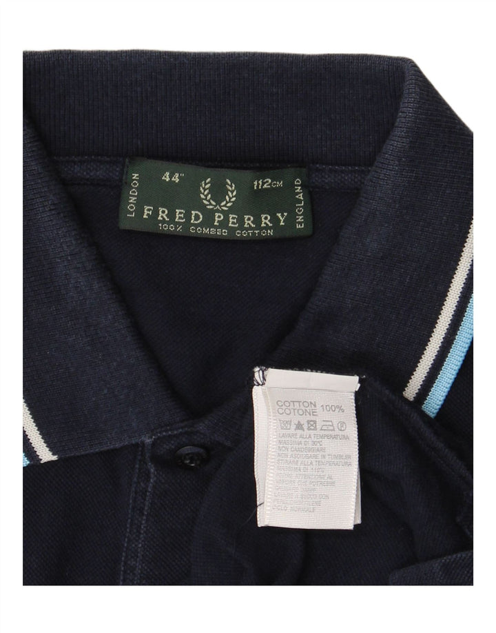 FRED PERRY Muška polo majica Srednje tamnoplavi pamuk