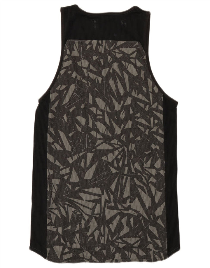 Adidas muški gornji dio prsluka mali crni geometrijski pamuk