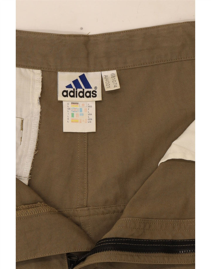 Adidas muške kargo kratke hlače velike W34 kaki poliamid