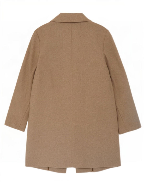 Marks & Spencer Womens Overcoat UK 18 XL Beige Cotton