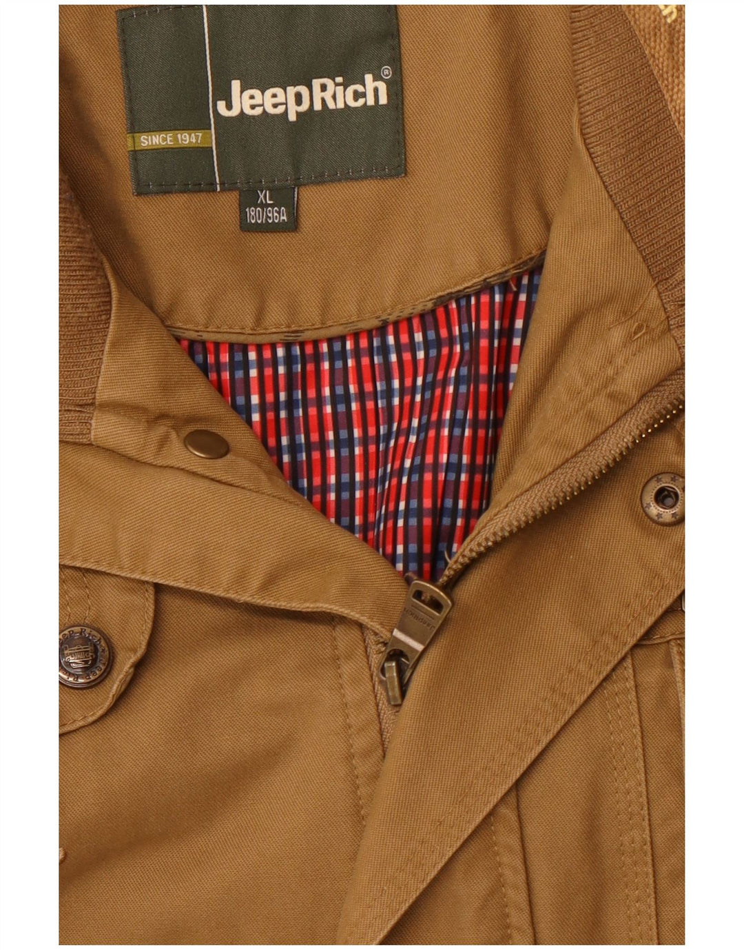 Muška vojna jakna Jeep Rich UK 42 XL smeđa