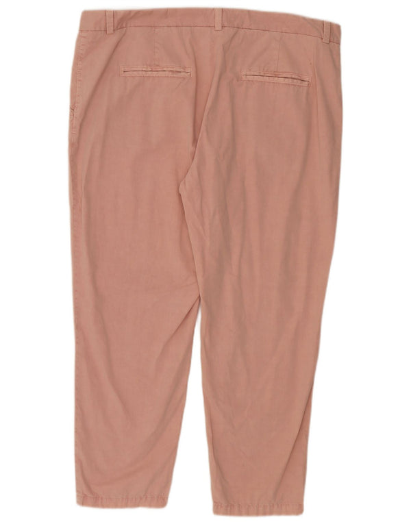 Marks & Spencer ženske uske chino hlače UK 20 2XL W40 L26 Pink Comics
