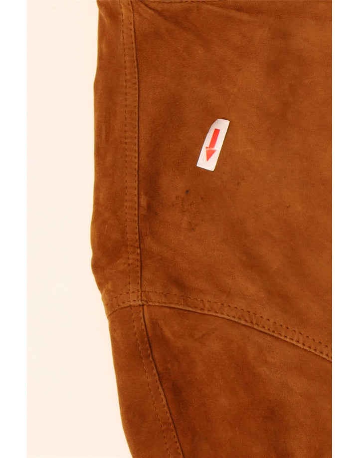 Vintage muška bomber jakna od brušene kože IT 54 2XL bež
