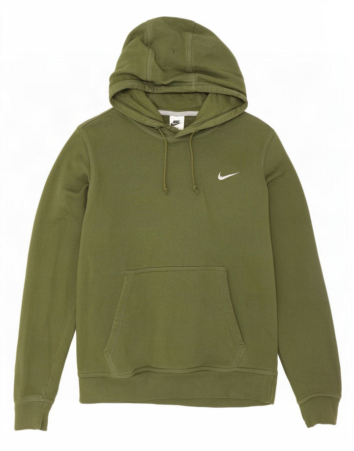 Nike muška majica s kapuljačom, srednji kaki pamuk