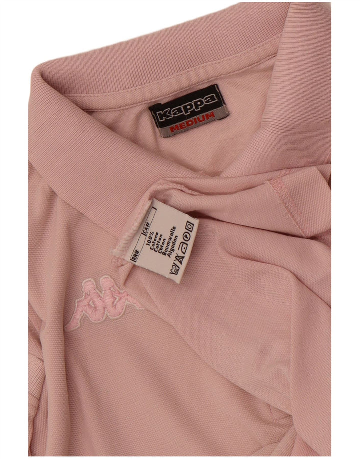 Kappa ženska polo majica UK 12 srednje ružičasti pamuk