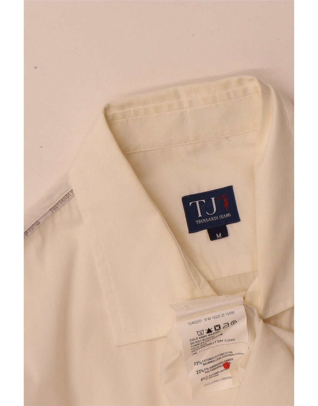 Trussardi Jeans muška košulja Srednje bijeli pamuk