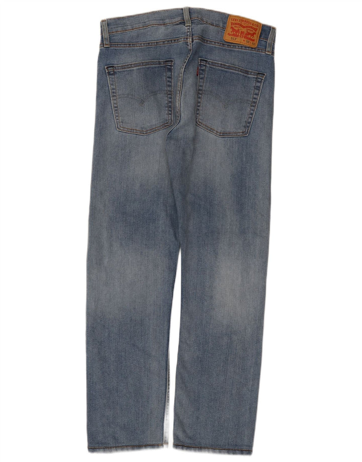 Levi's muške 513 ravne traperice W32 L28 plavi pamuk
