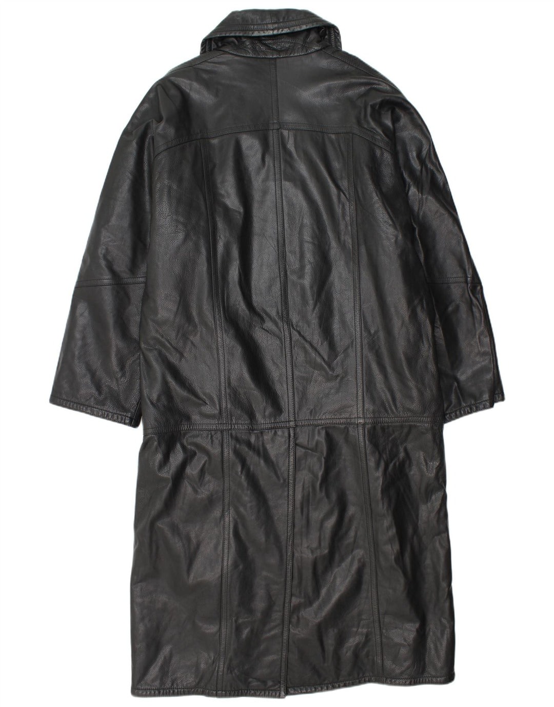 Vittorio Forti muški kožni kaput IT 48 srednje crne boje