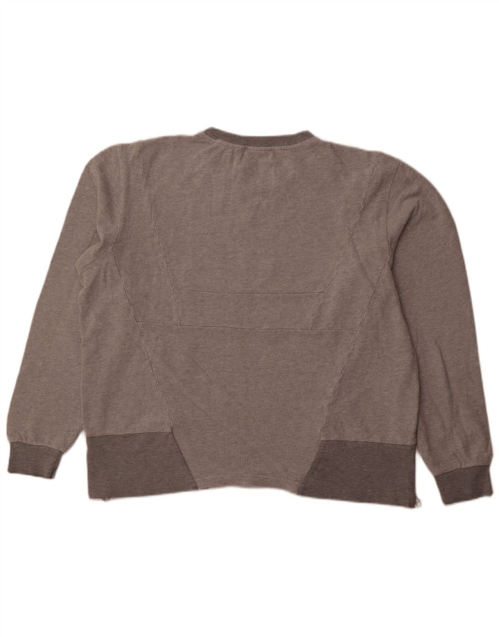 ADIDAS ženska majica prekomjerne veličine UK 18 XL sivi pamuk