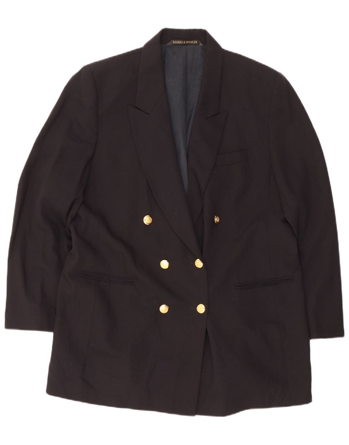 Marks & Spencer ženska jakna St. Michael Blazer UK 20 2XL tamnoplava
