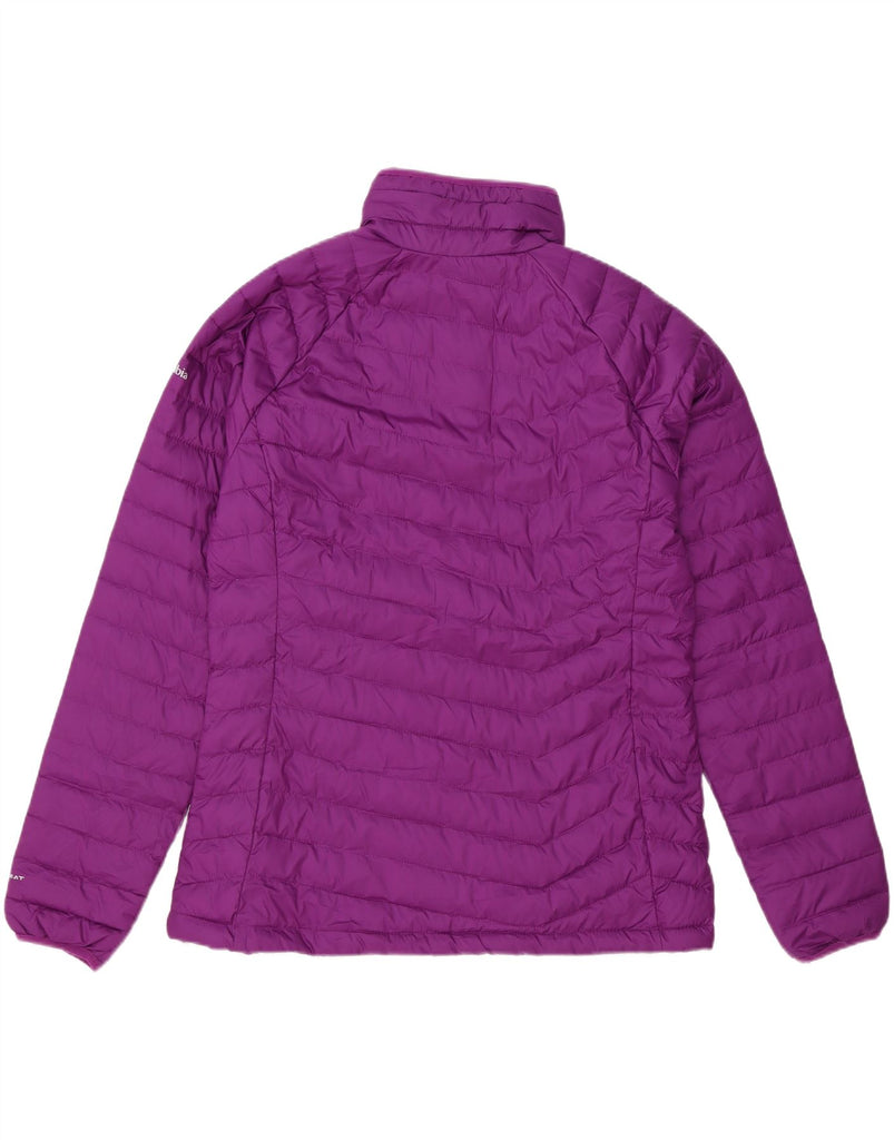 COLUMBIA Womens Padded Jacket UK 18 XL Purple Polyester Vintage Columbia and Second-Hand Columbia from Messina Hembry 