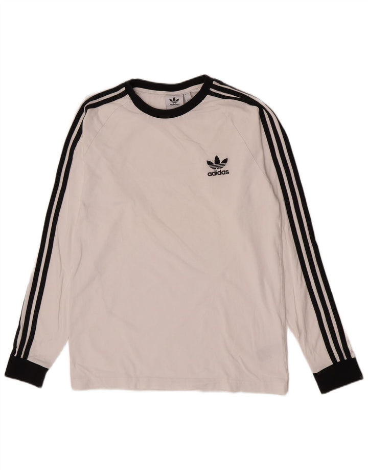Adidas Regular Muška majica dugih rukava srednje bijelog pamuka