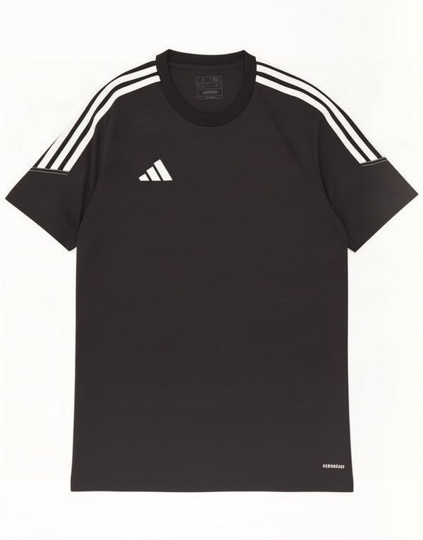 Adidas muška Aeroready majica kratkih rukava, mali crni poliester
