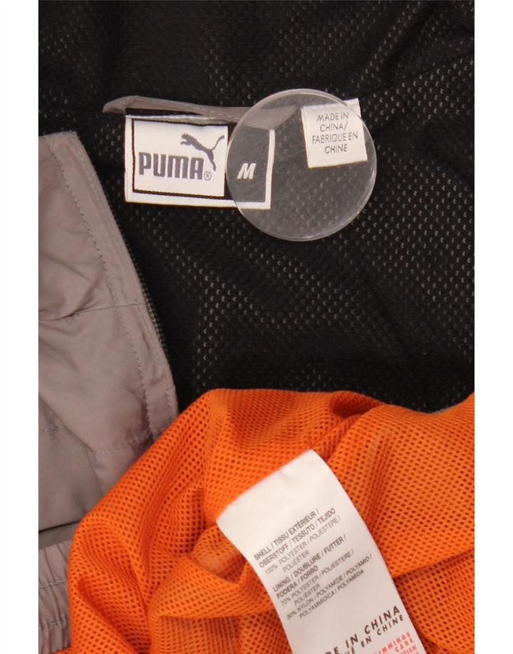 Puma muška bomber jakna UK 38 poliester srednje sive boje
