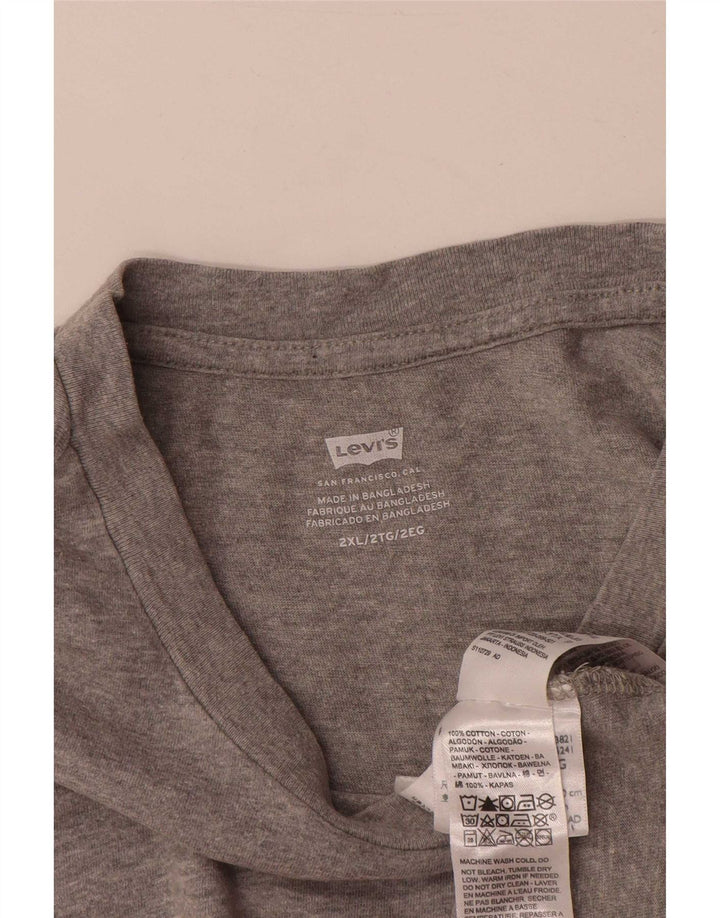 Levi's Muška Grafička Majica Veličina 2XL Siva Pamuk