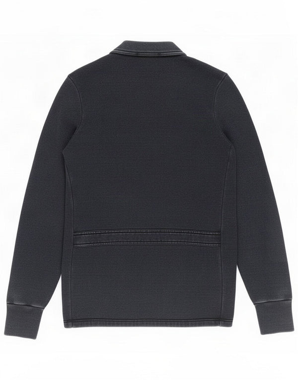 Ralph Lauren Womens Cardigan Sweater UK 14 Large Navy Blue Cotton