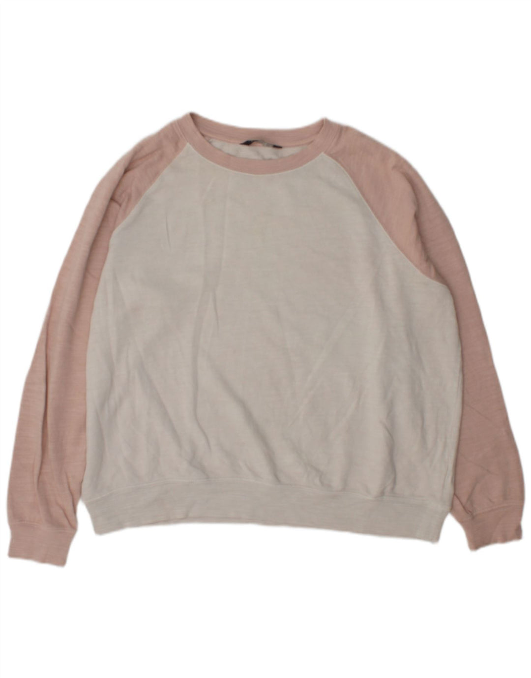 Marks & Spencer Ženska majica s kratkim rukavima UK 16 Large Off White Colourblock