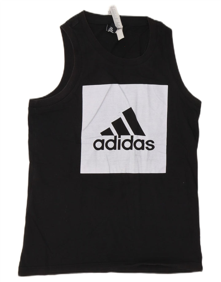 Adidas muški grafički prsluk, mali crni pamuk