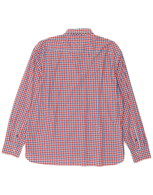 Tommy Hilfiger muška košulja prilagođenog kroja 2XL crveni pamuk od ginghama