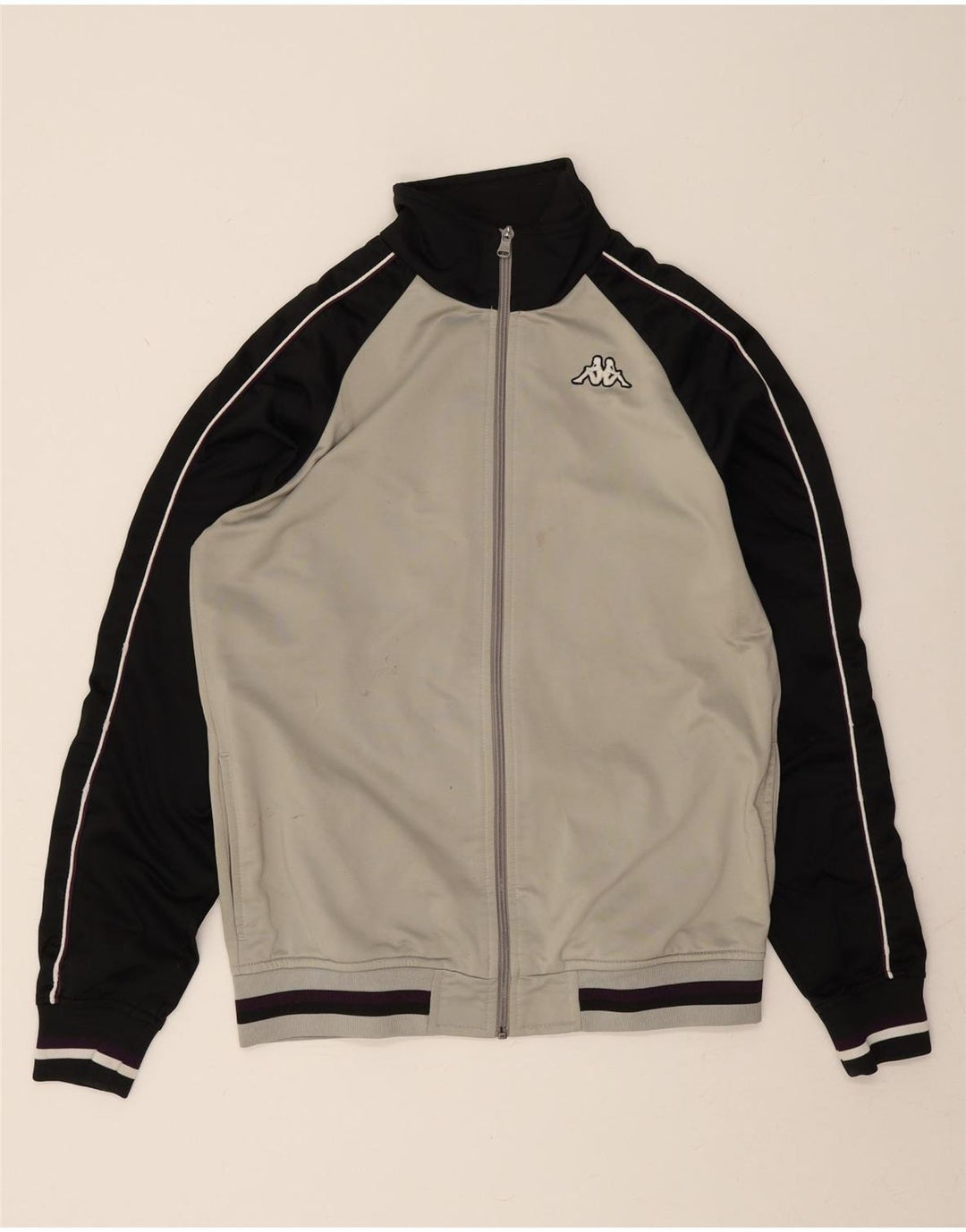 KAPPA muška gornja jakna trenirke, veliki sivi poliester u boji