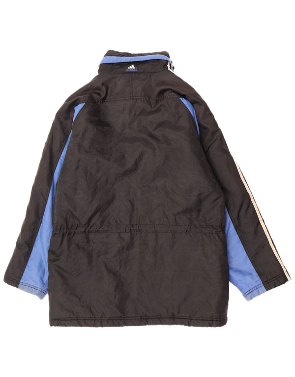 Adidas muška vjetrovka s kapuljačom UK 40 Large Black Colourblock najlon
