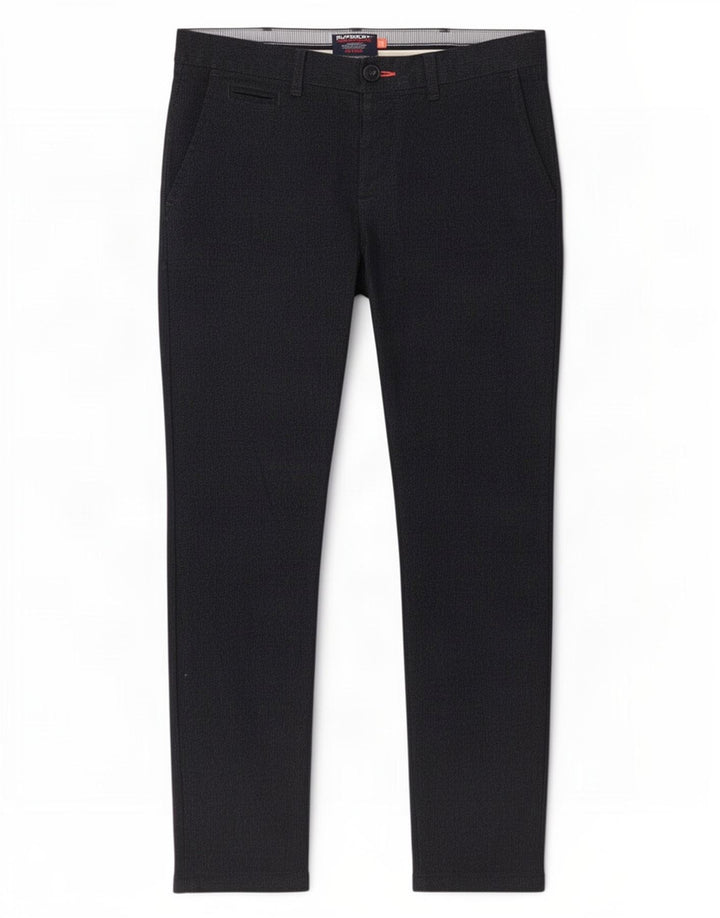 Superdry muške uske chino hlače W32 L29 tamnoplave