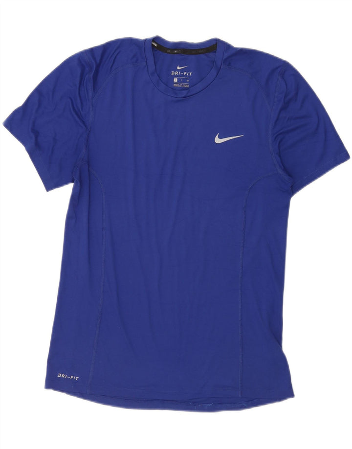 Nike Dri Fit majica kratkih rukava, mali plavi poliester