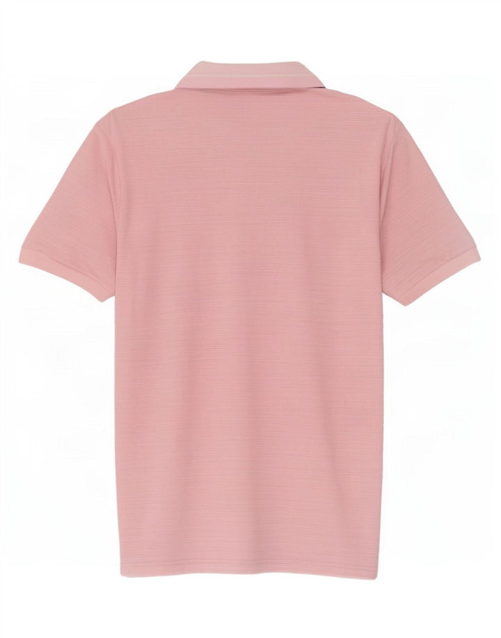 Calvin Klein muška polo majica srednje ružičaste pruge od poliestera