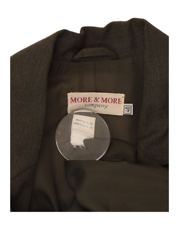 VIŠE I VIŠE Ženska jakna sa 4 gumba, EU 40, srednji kaki poliester