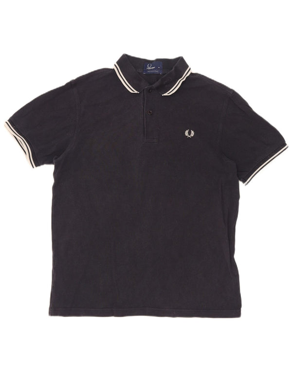Fred Perry muška polo majica srednje tamnoplave pamučne pruge