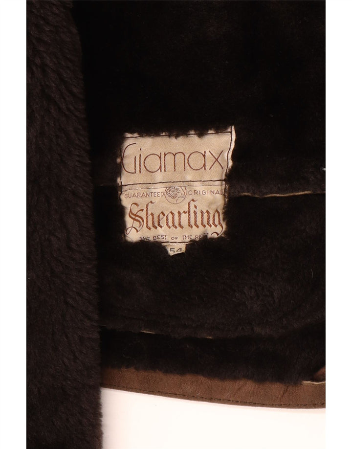 Giamax muška jakna s ovčicama IT 54 2XL Smeđe ovčice